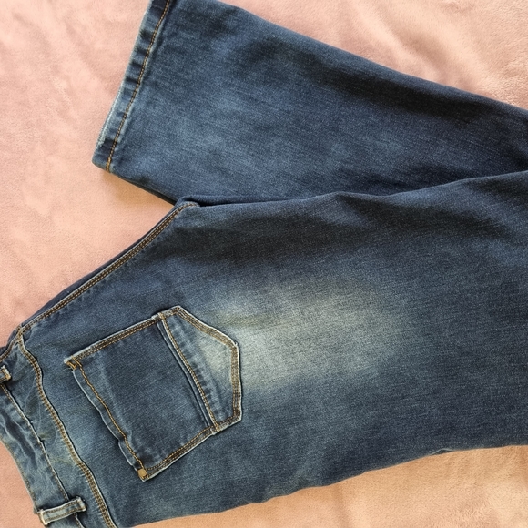 A2A11 jeans blue straight leg button fly Size W 33 - Picture 10 of 13